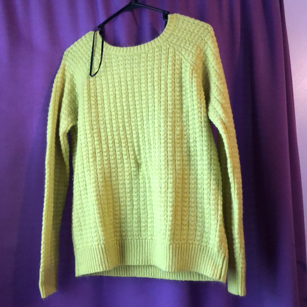 Neon Green Cozy Sweater